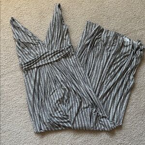 Tart Black and White Adrianna Maxi Gown